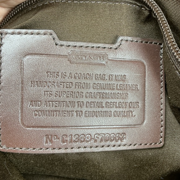 Coach Lexington Brown Mahogany Unisex Men Leather Map Messenger Bag Work NWT - Picture 10 of 14